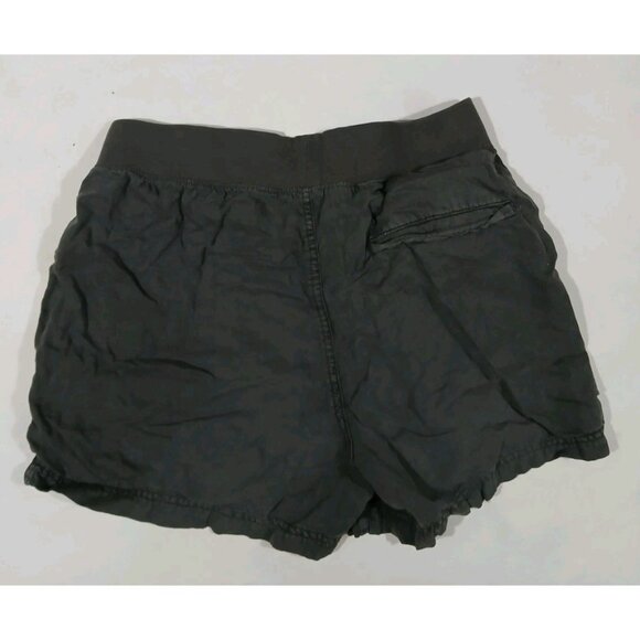 Faherty Arlie Summer Shorts Size Medium Faded Black Pull On Linen Lyocell 3.5" - Picture 6 of 7
